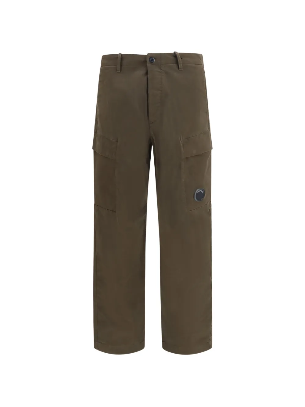 C.P. Company stretch-sateen Lens-detail cargo pants - Verde