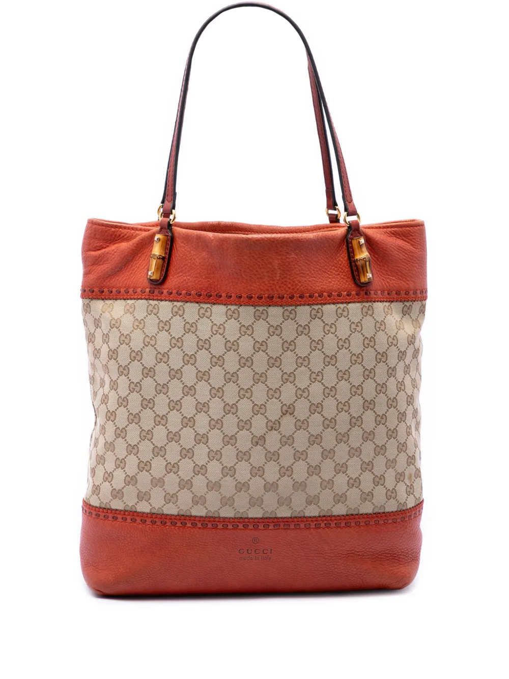 Gucci Pre-Owned Borsa tote grande in tela GG 2016-2026 - Toni neutri