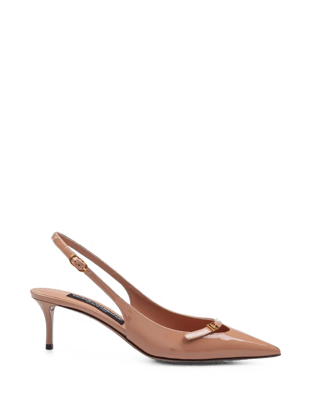 Dolce & Gabbana patent leather slingback pumps - Toni neutri