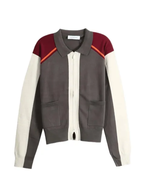 Kiko Kostadinov panelled zip-up cardigan