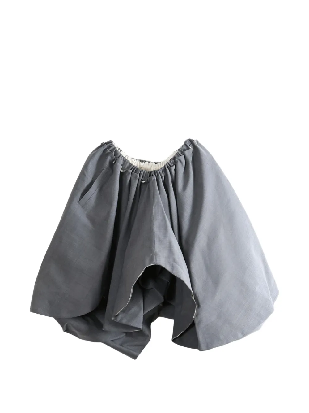 Comme des Garçons TAO draped asymmetric midi skirt