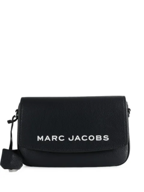 Marc Jacobs logo-print pebbled leather shoulder bag