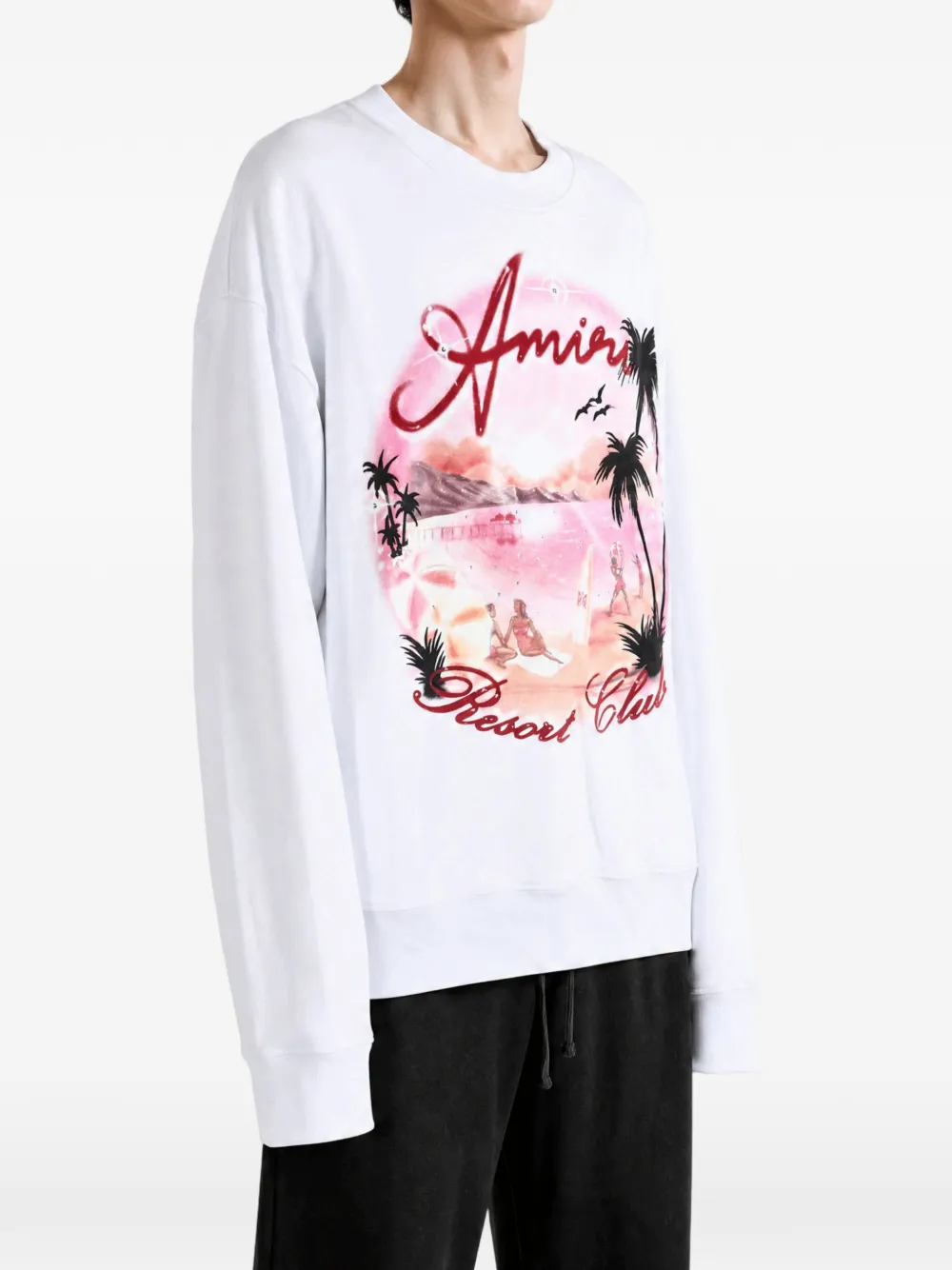 AMIRI T-shirt met grafische print Wit
