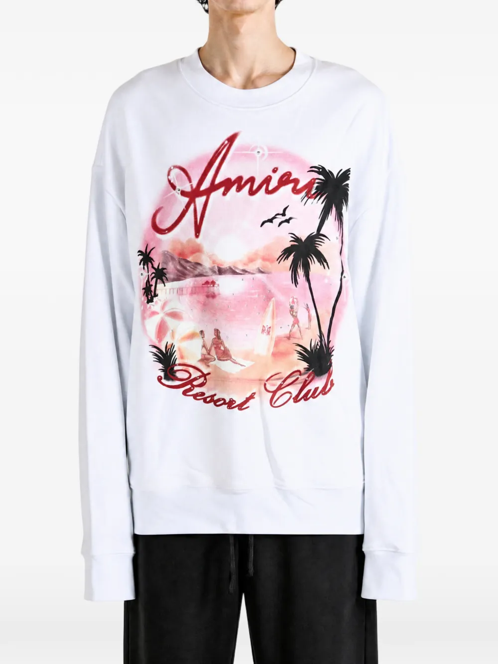 AMIRI T-shirt met grafische print Wit