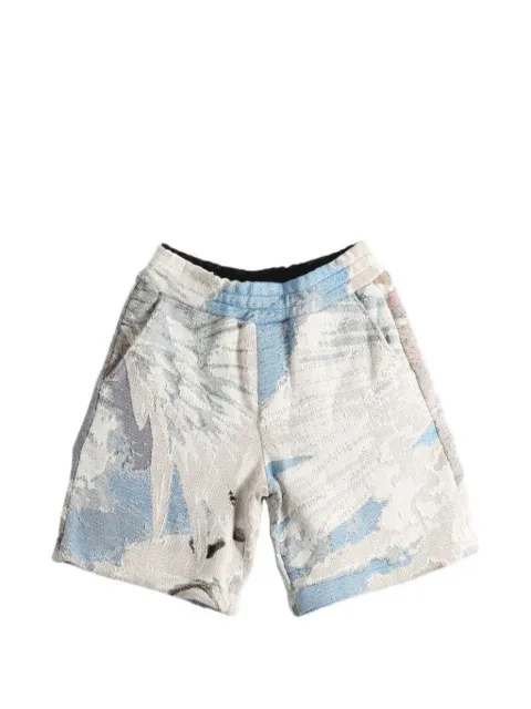 AMIRI tapestry-print drawstring shorts