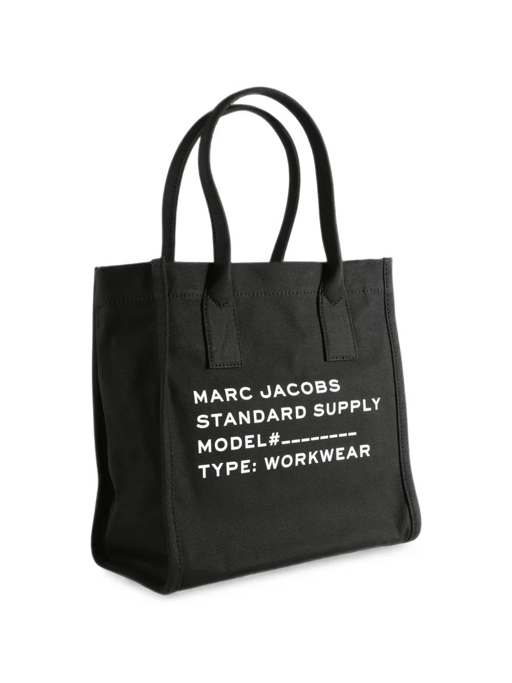Marc Jacobs Shopper met logoprint Zwart