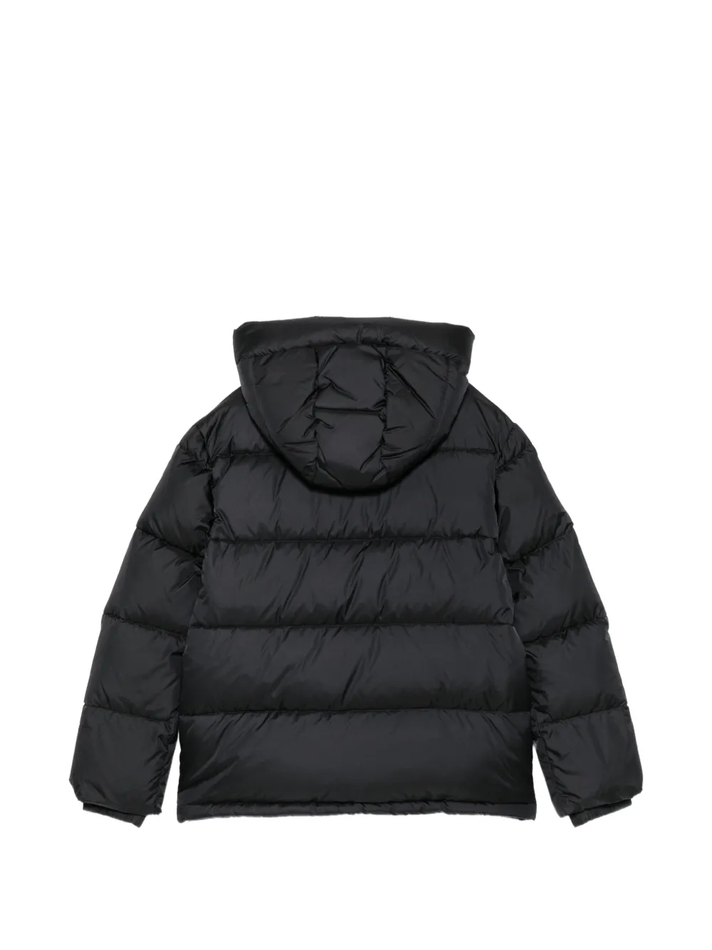 Aspesi Kids hooded quilted jacket Zwart