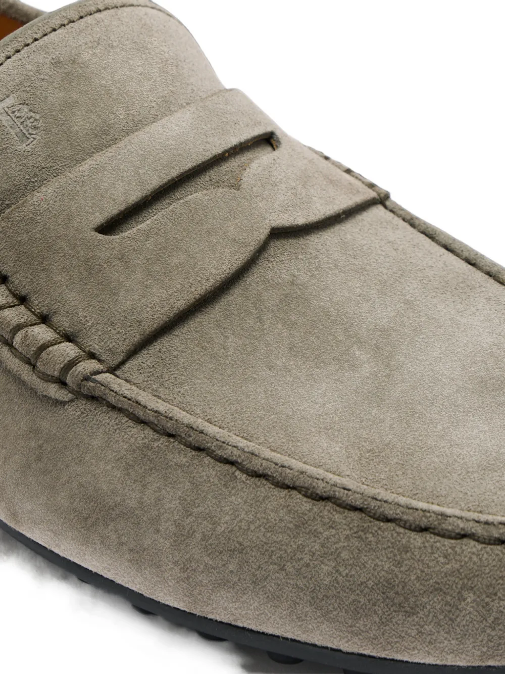 Tod's Gommino suede loafers Grijs
