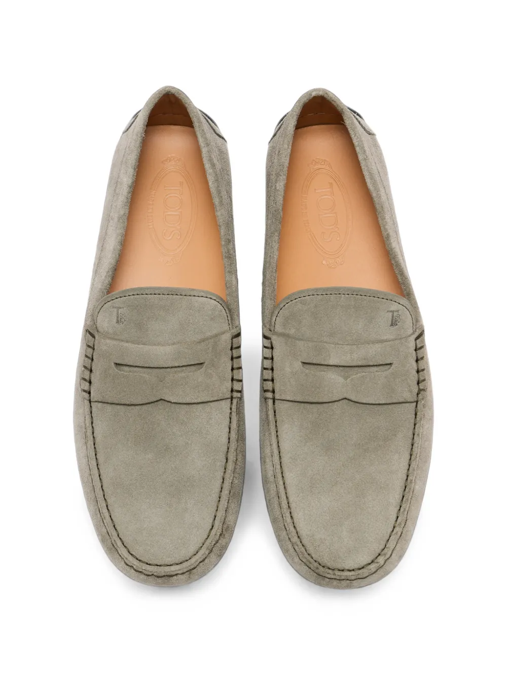 Tod's Gommino suede loafers Grijs