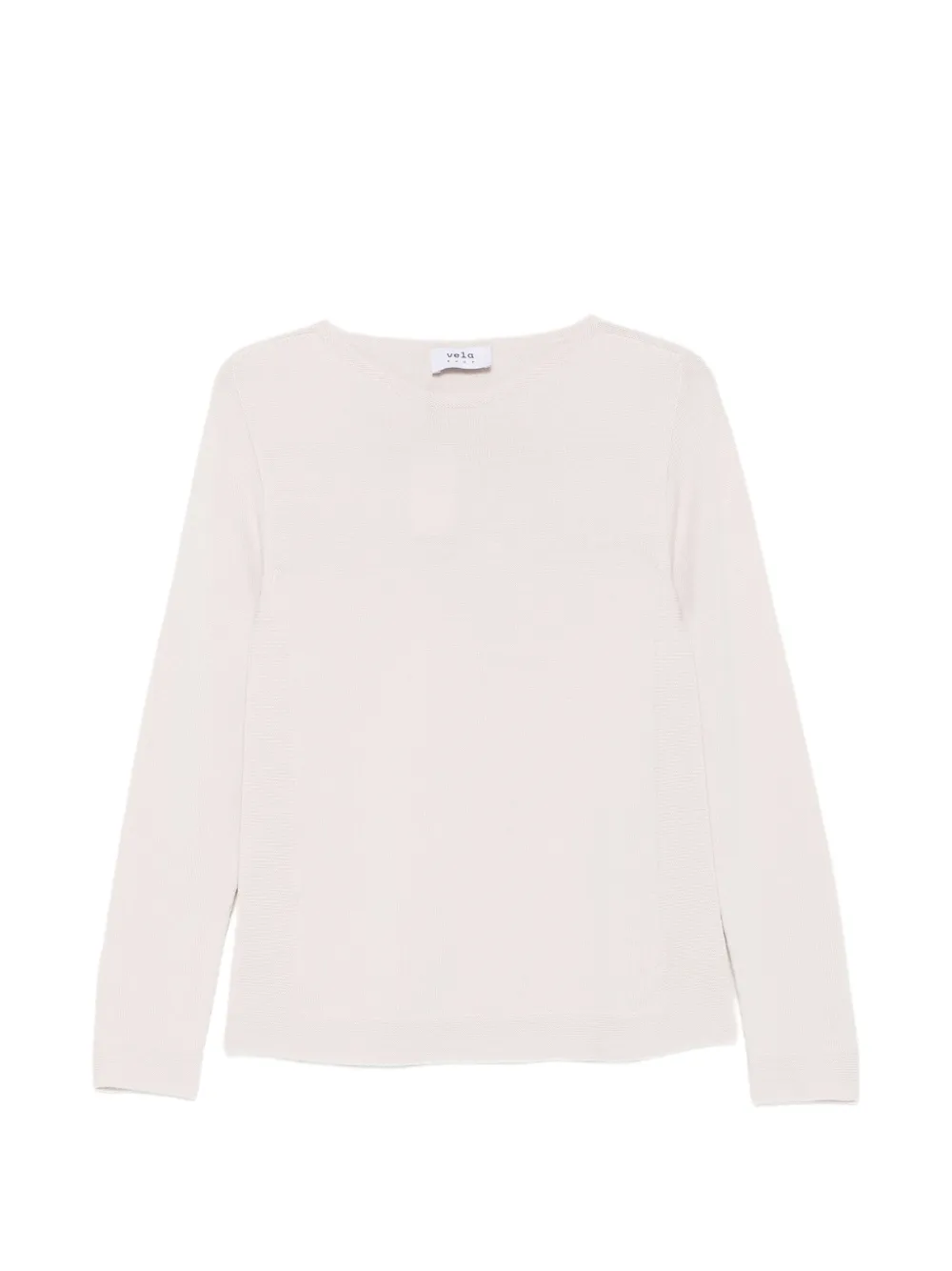 VELA SHOP fine-knit boat-neck sweater - Toni neutri