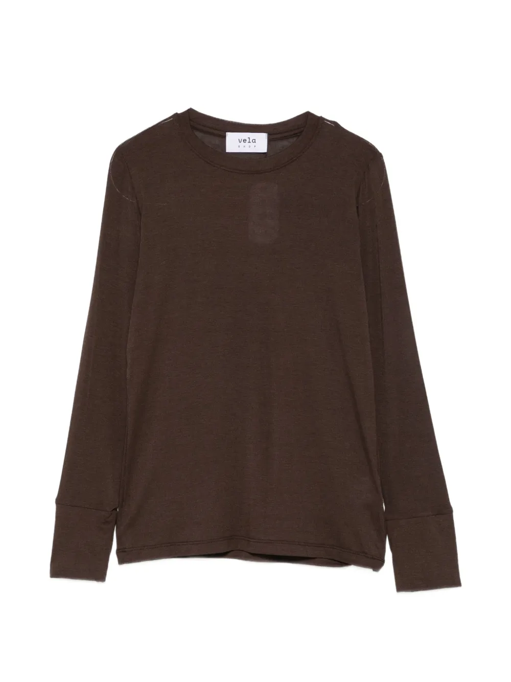 VELA SHOP long-sleeve crew-neck T-shirt