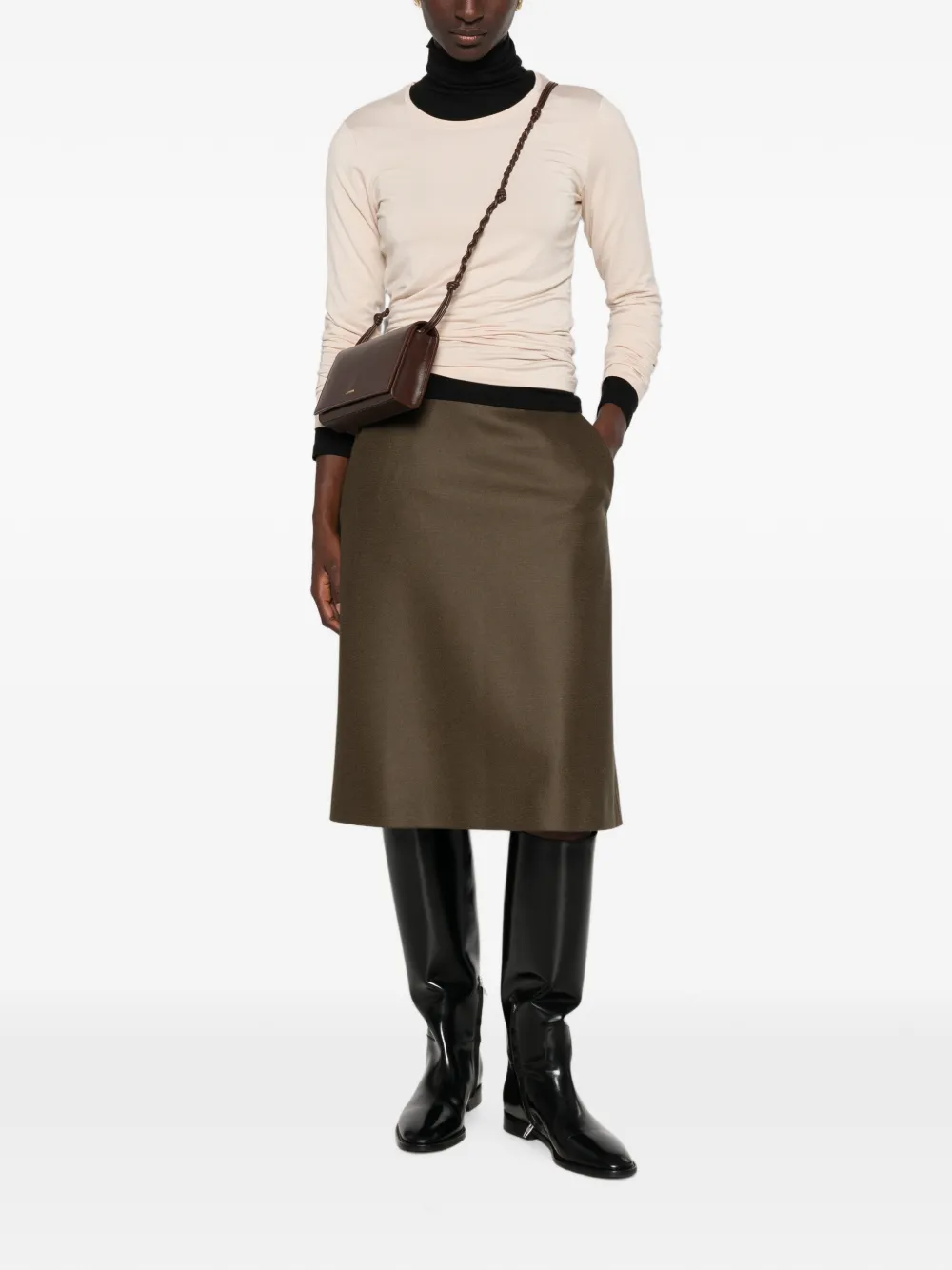 VELA SHOP round-neck long-sleeve top