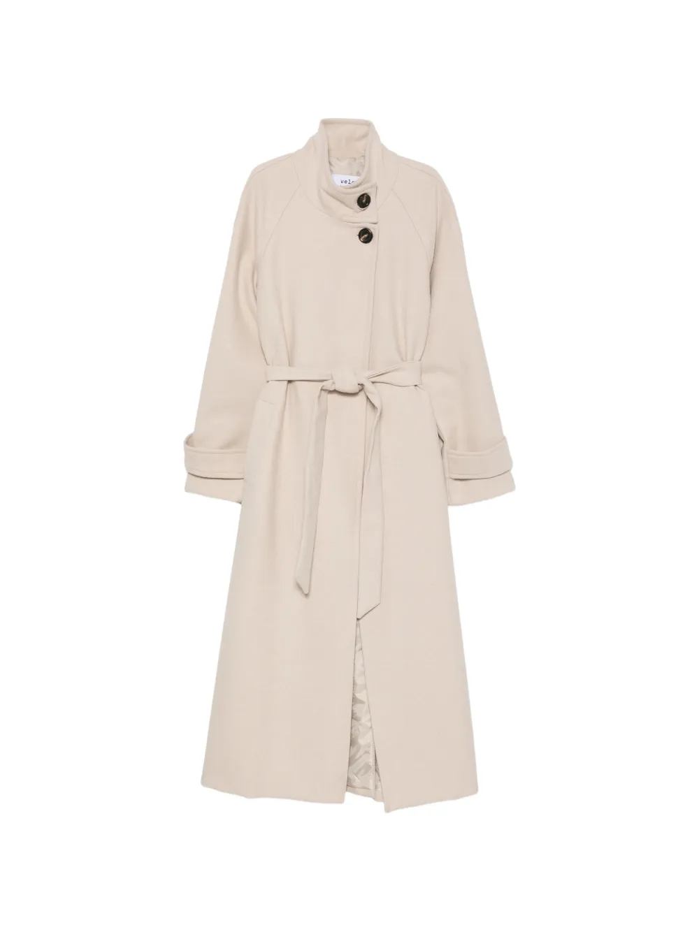 VELA SHOP belted button-up coat - Neutrals