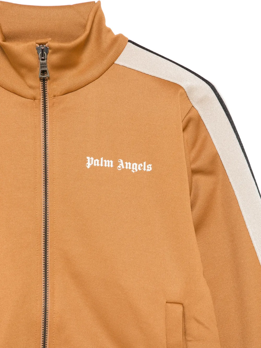 Palm Angels Kids Trainingsjack met logoprint Beige