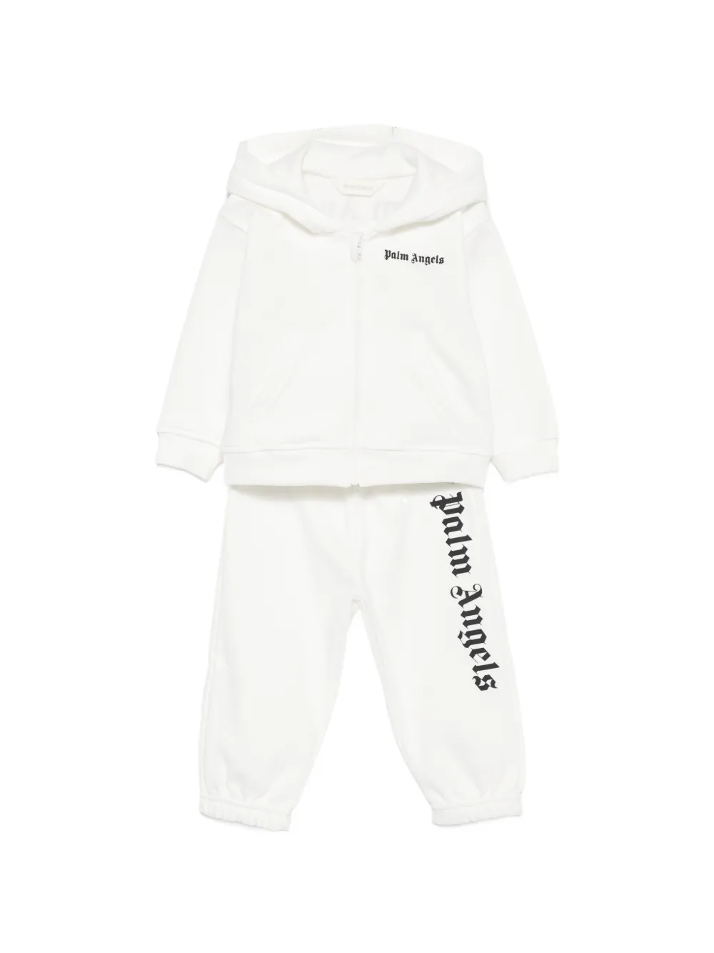 Palm Angels Kids Trainingspak met logoprint Wit