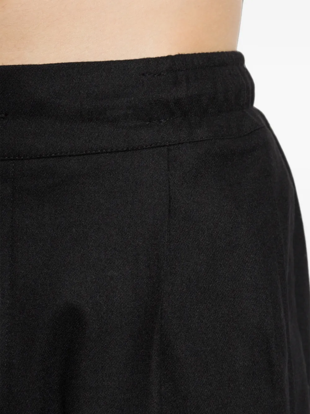Kiton elasticated-waistband trousers Zwart