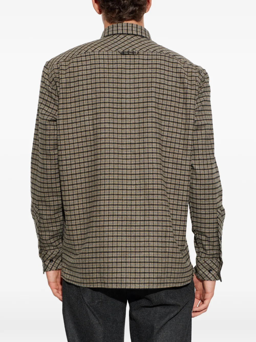 BOGNER Hardy Check-pattern Shirt in Neutrals, view 4