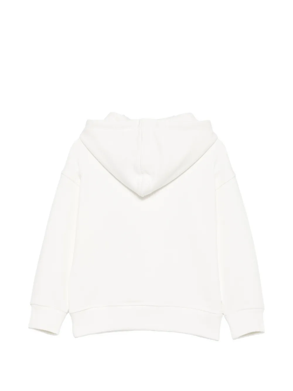 Paolo Pecora Kids Hoodie met logopatch Wit