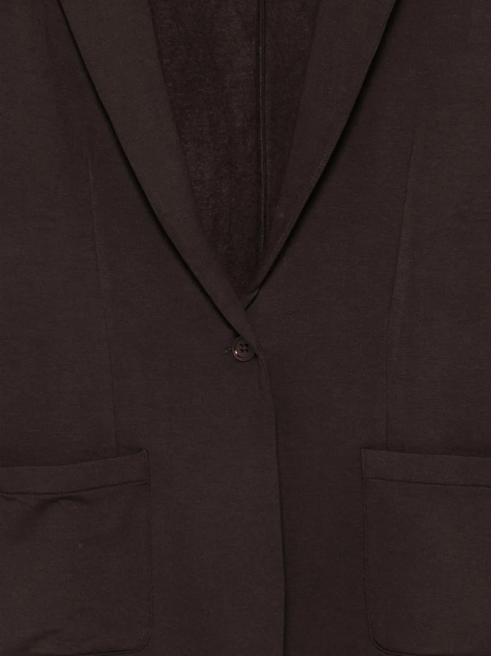 Majestic Filatures Blazer met enkele rij knopen Bruin