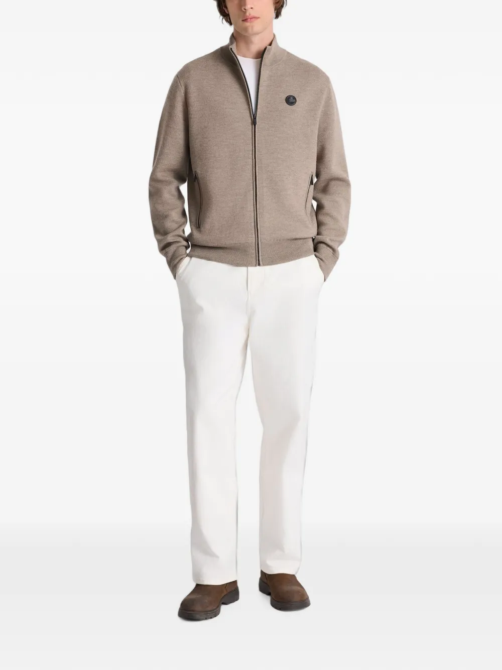 Fusalp Mayeul vest met rits Bruin