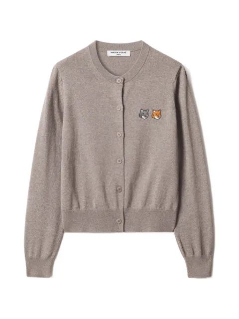 Maison Kitsuné Double Fox Head cardigan