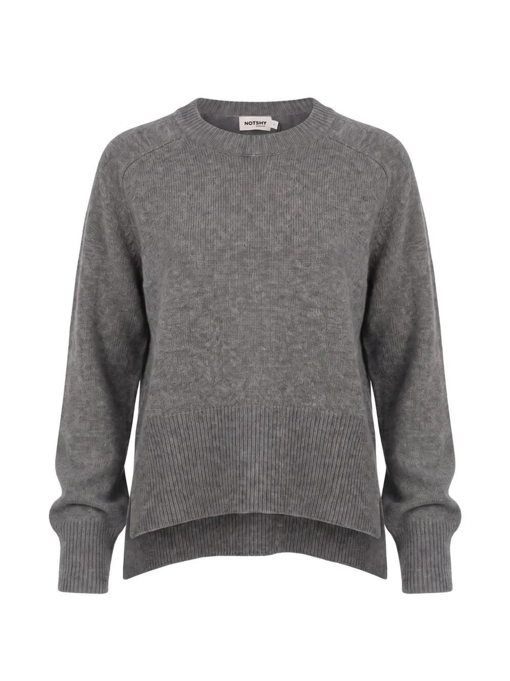 Not Shy ribbed-trim cashmere sweater