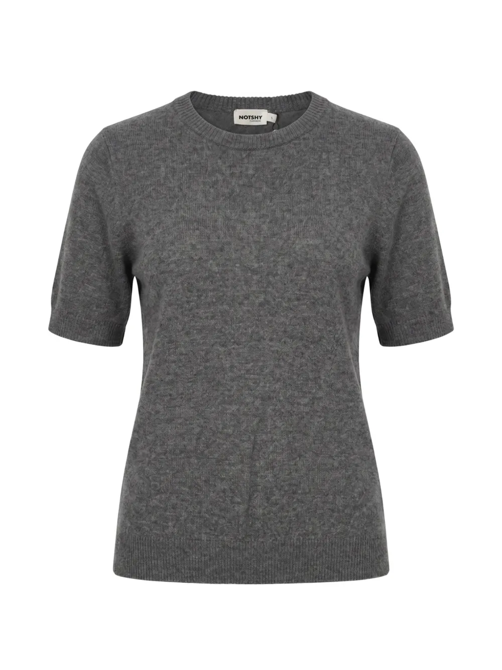 Not Shy short-sleeve cashmere sweater