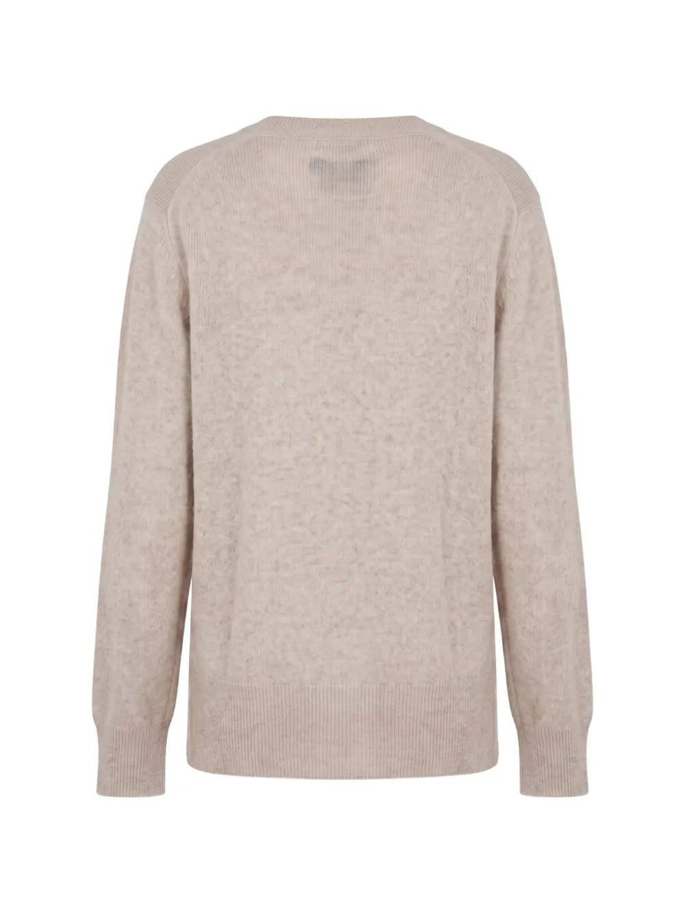 Not Shy Fijngebreide kasjmier trui Beige