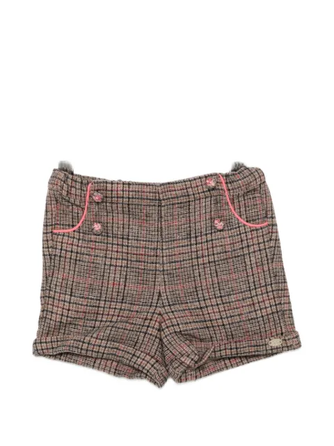 Tartine Et Chocolat checked turn-up shorts