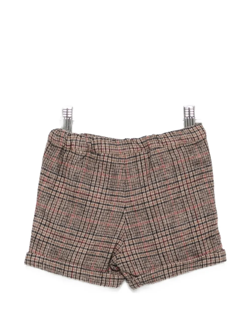 Tartine Et Chocolat Geruite shorts Bruin