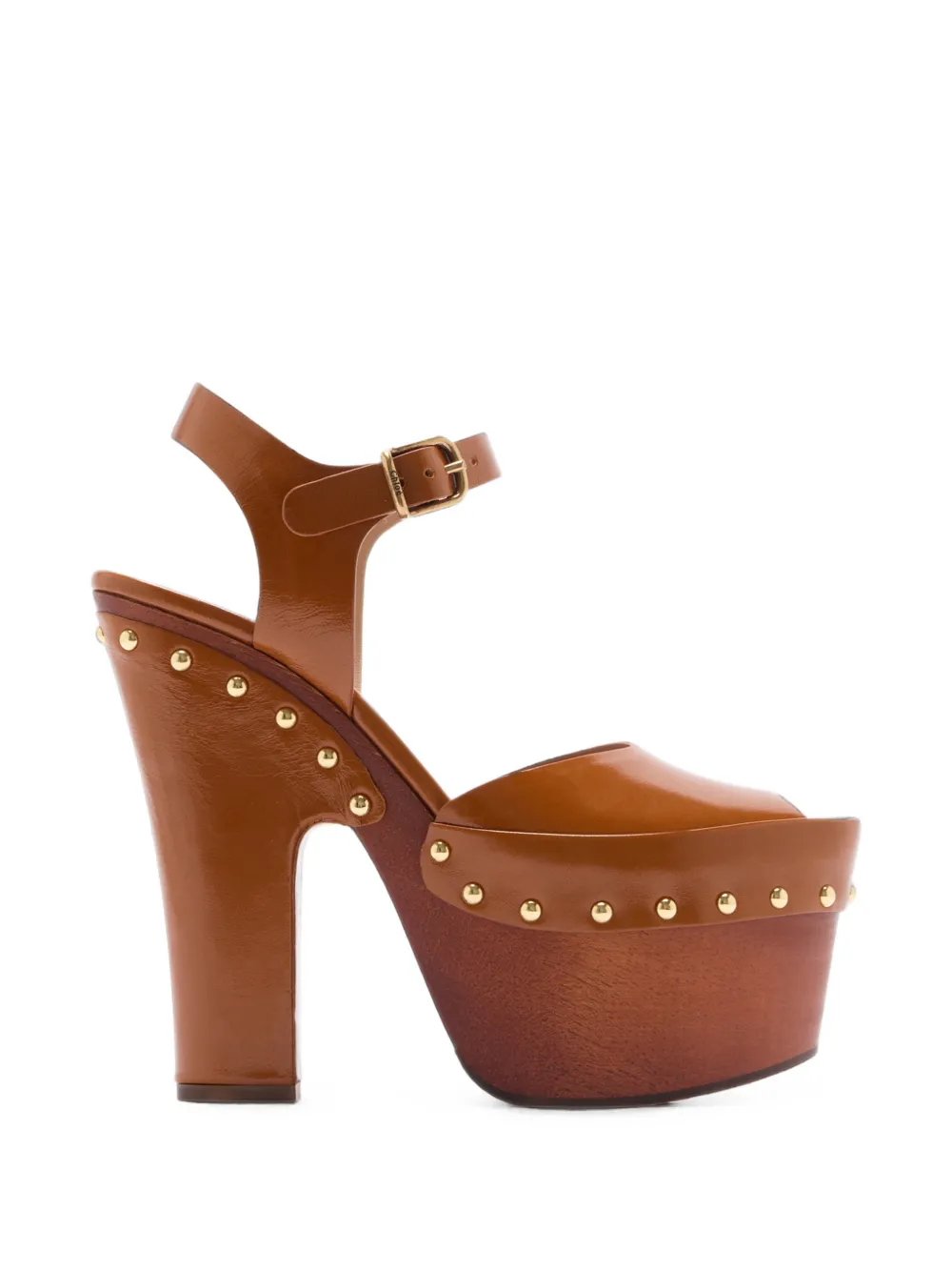 Chloé Meret platform sandals Bruin