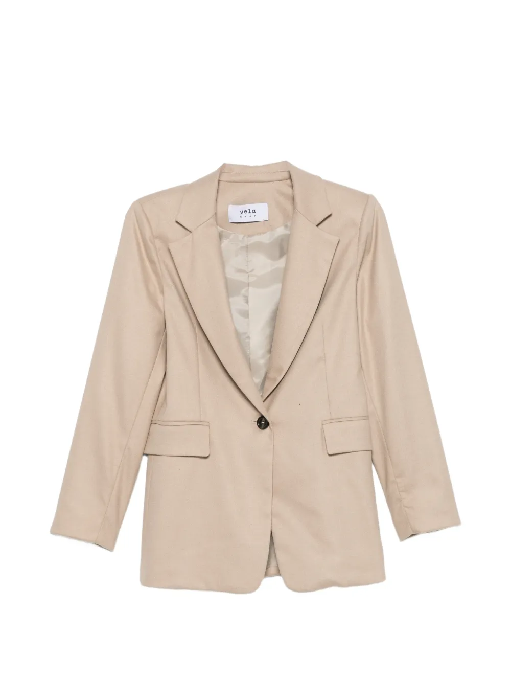 VELA SHOP single-breasted notched-lapels suit - Toni neutri