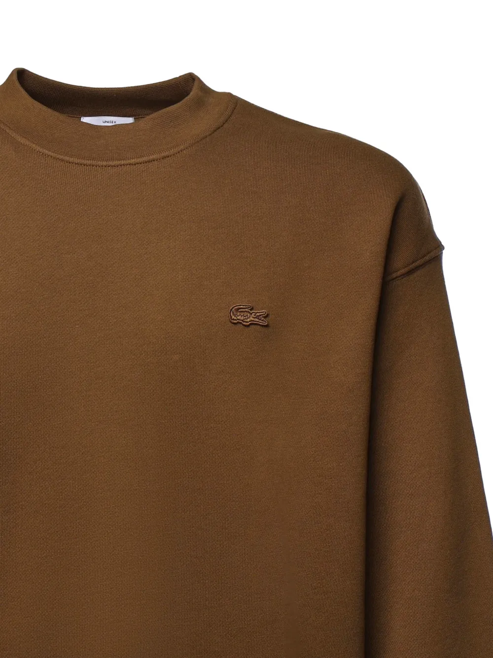 Lacoste Trui met logopatch Bruin