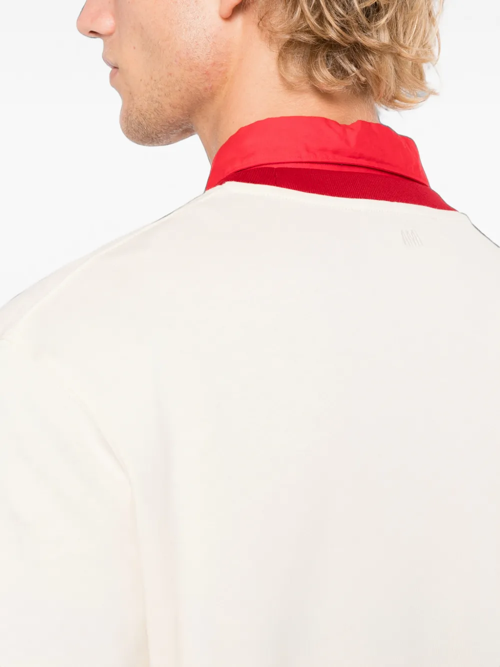 AMI Paris Vergeet niet om van T-shirt te houden Beige