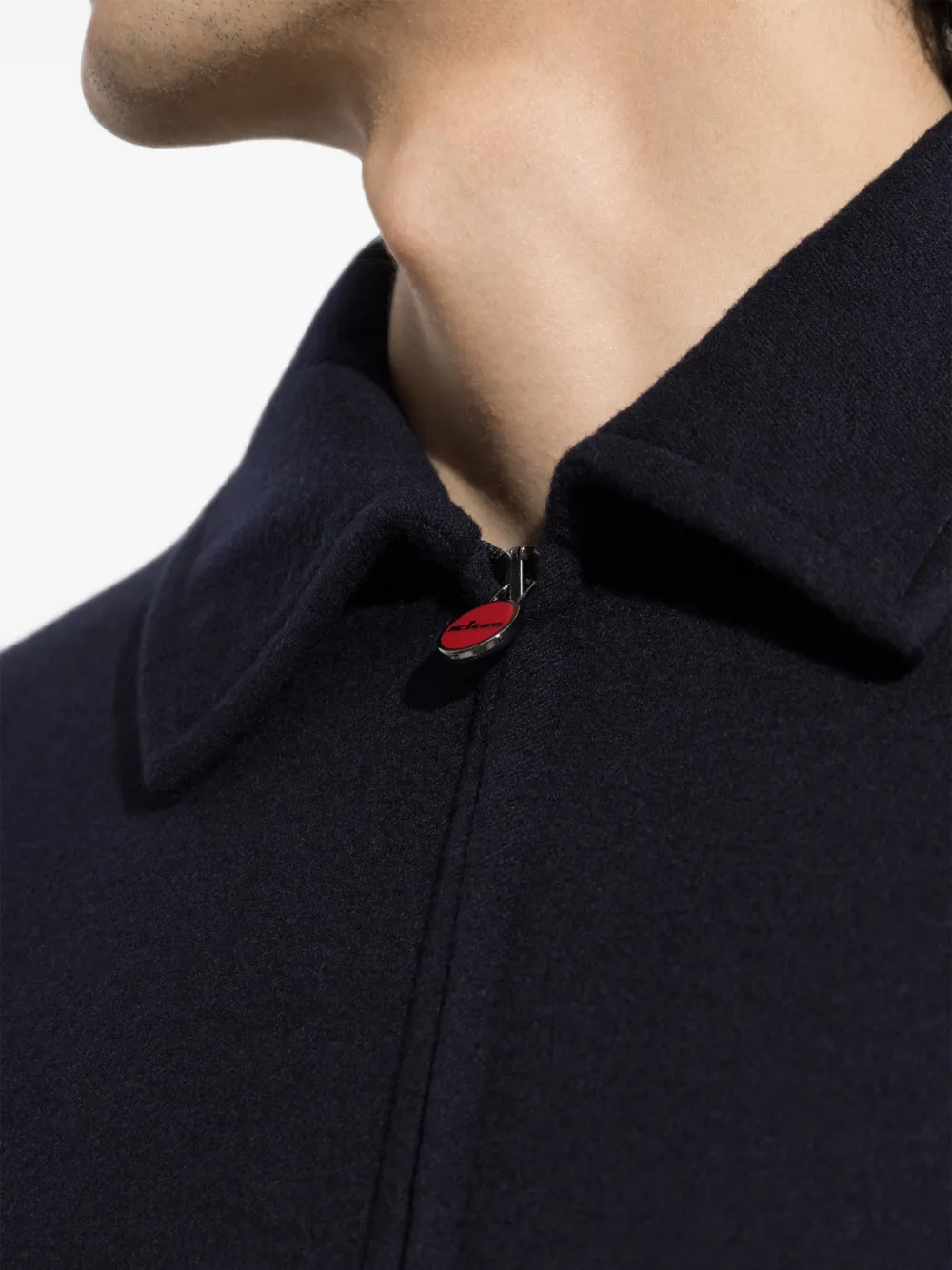Kiton Jack met rits Blauw