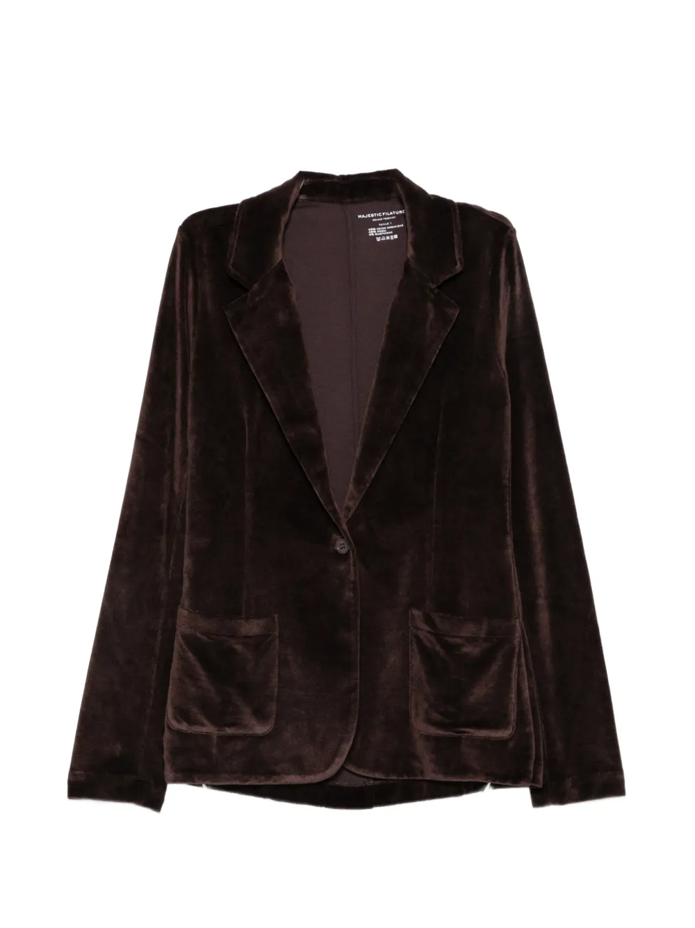 Majestic Filatures Giacca monopetto - Marrone