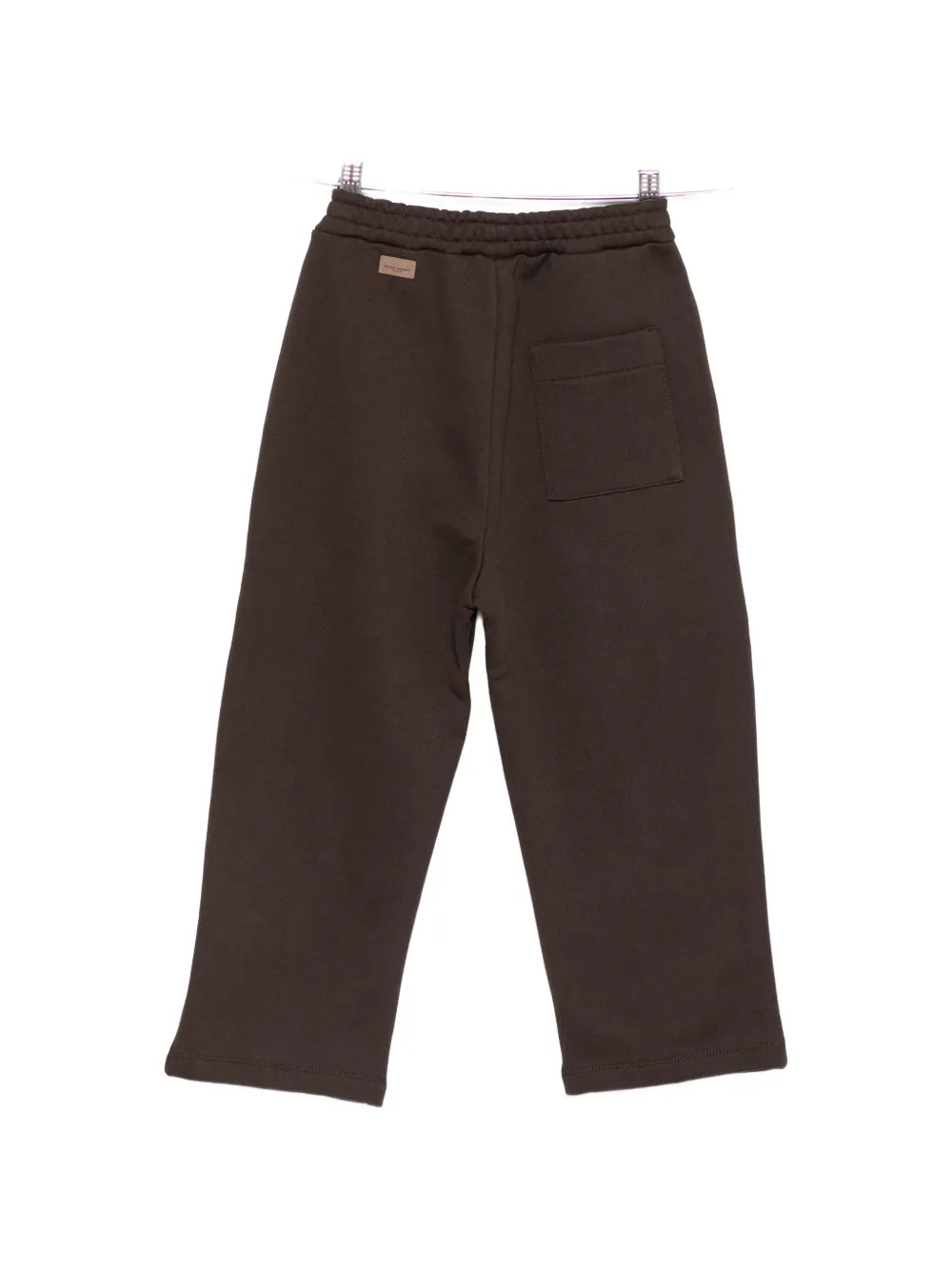 Paolo Pecora Kids Joggingbroek met elastische tailleband Bruin