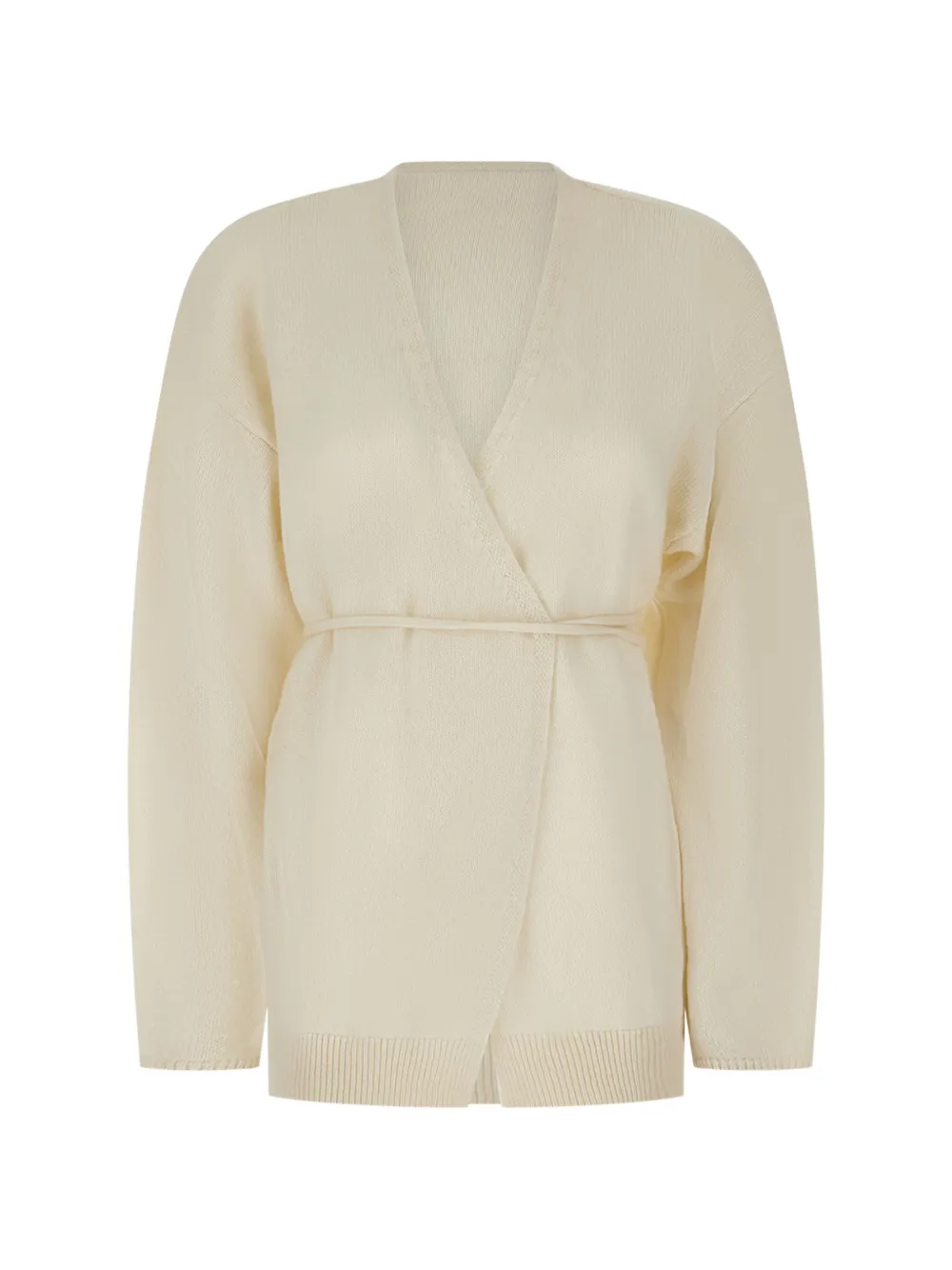 Laneus belted wrap cardigan - Toni neutri