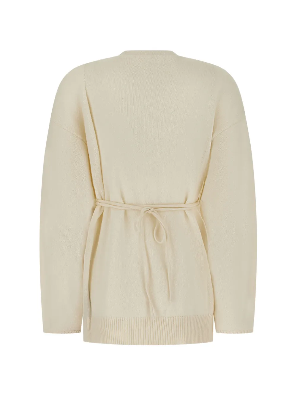 Laneus belted wrap cardigan Beige
