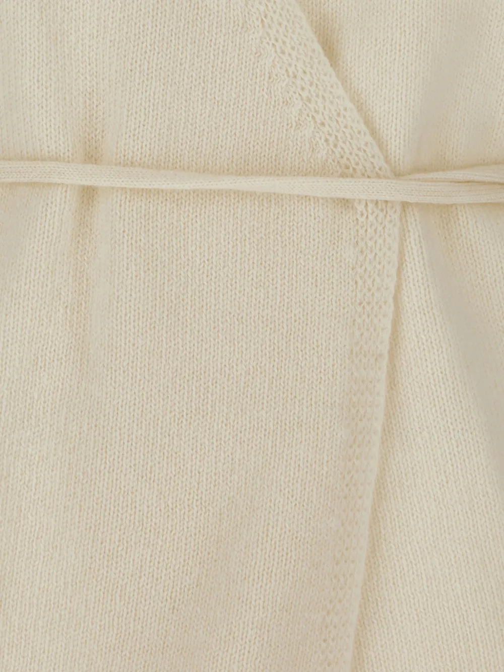 Laneus belted wrap cardigan Beige