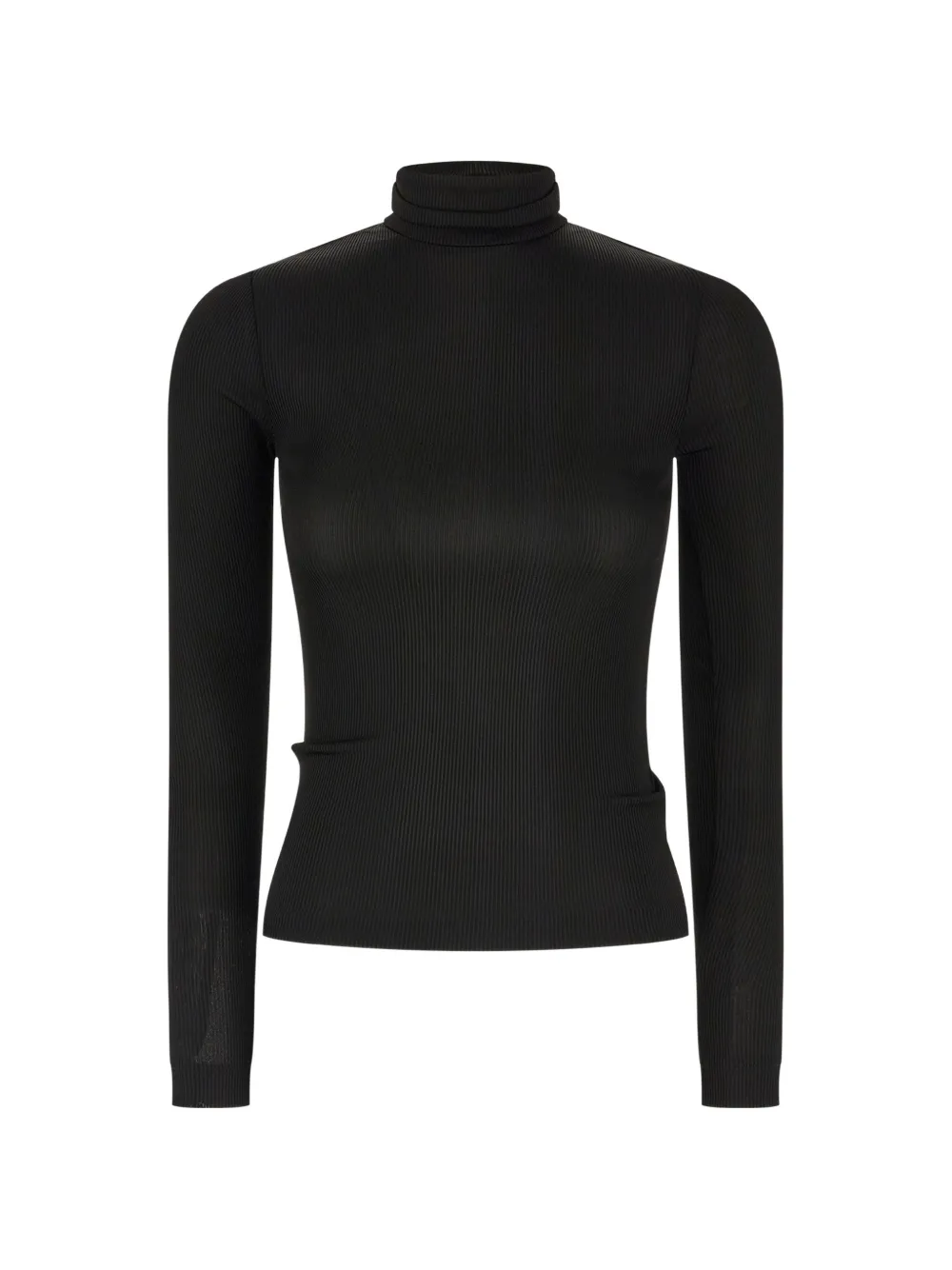 AGOLDE Caryle ribbed-knit roll-neck top