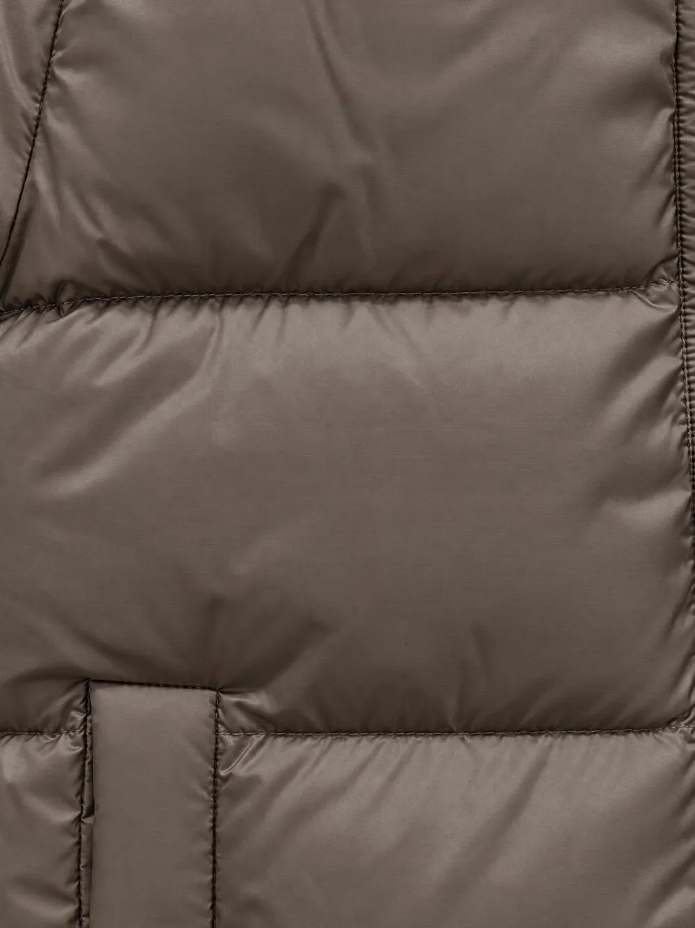 Paul & Shark quilted hooded puffer jacket Beige