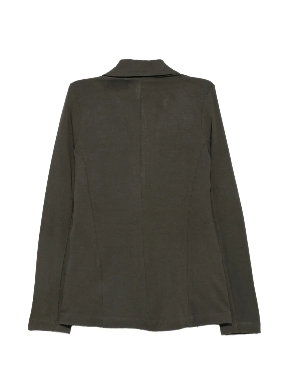 Majestic Filatures Blazer met enkele rij knopen Groen
