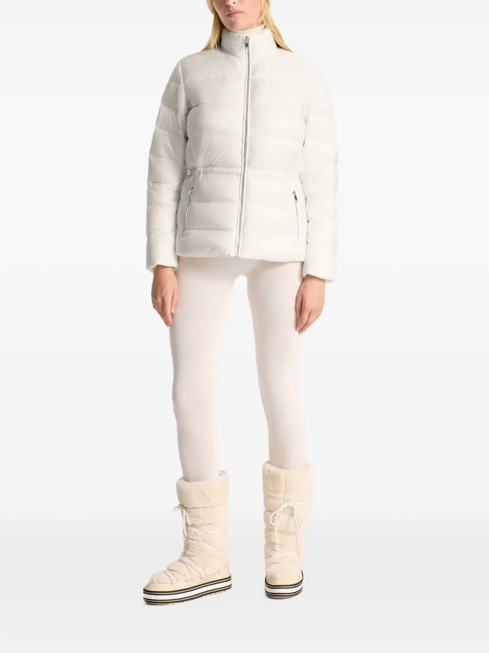 Fusalp Kerin quilted bomber jacket Wit