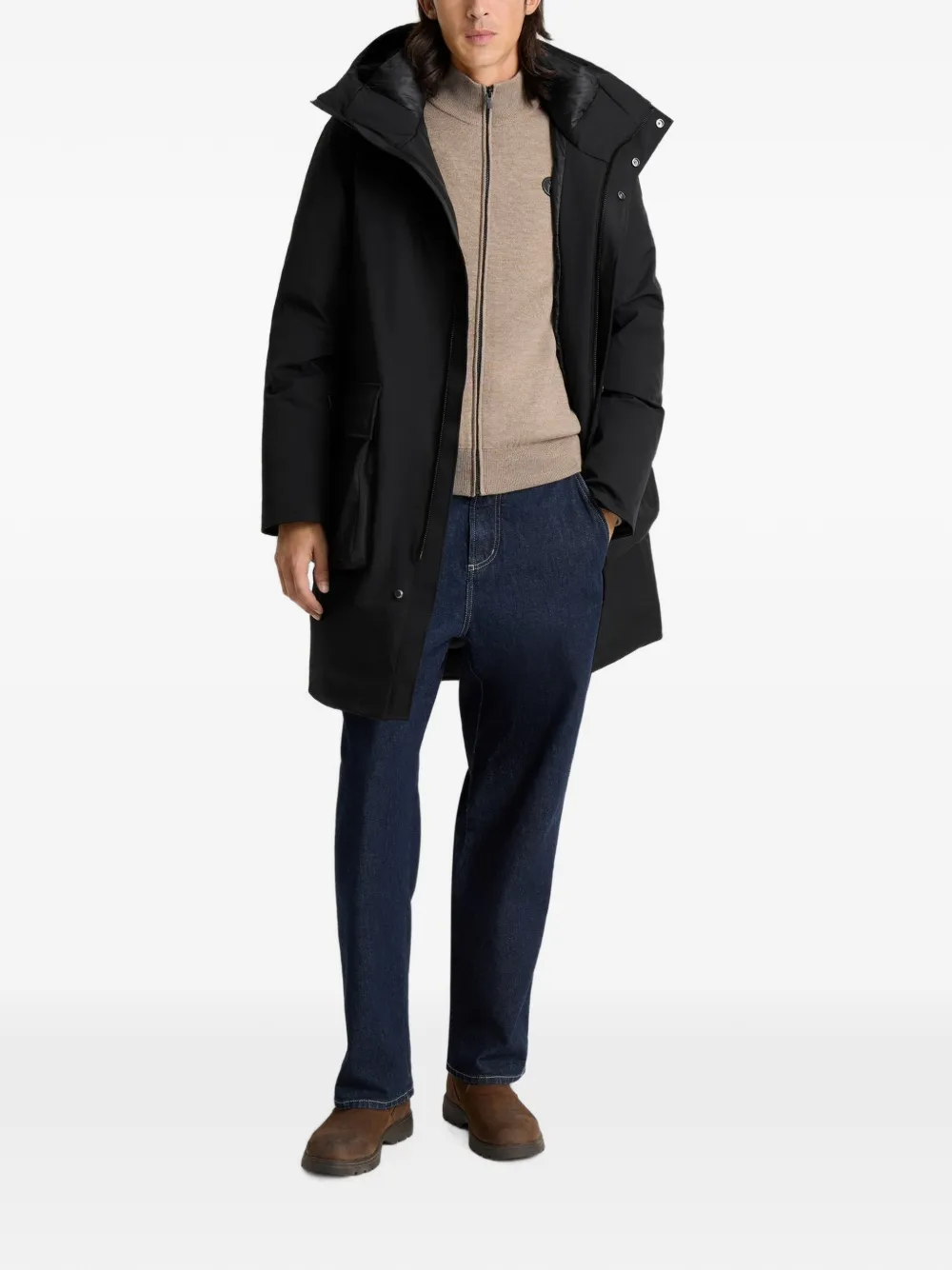 Fusalp Tabir jas met capuchon Zwart