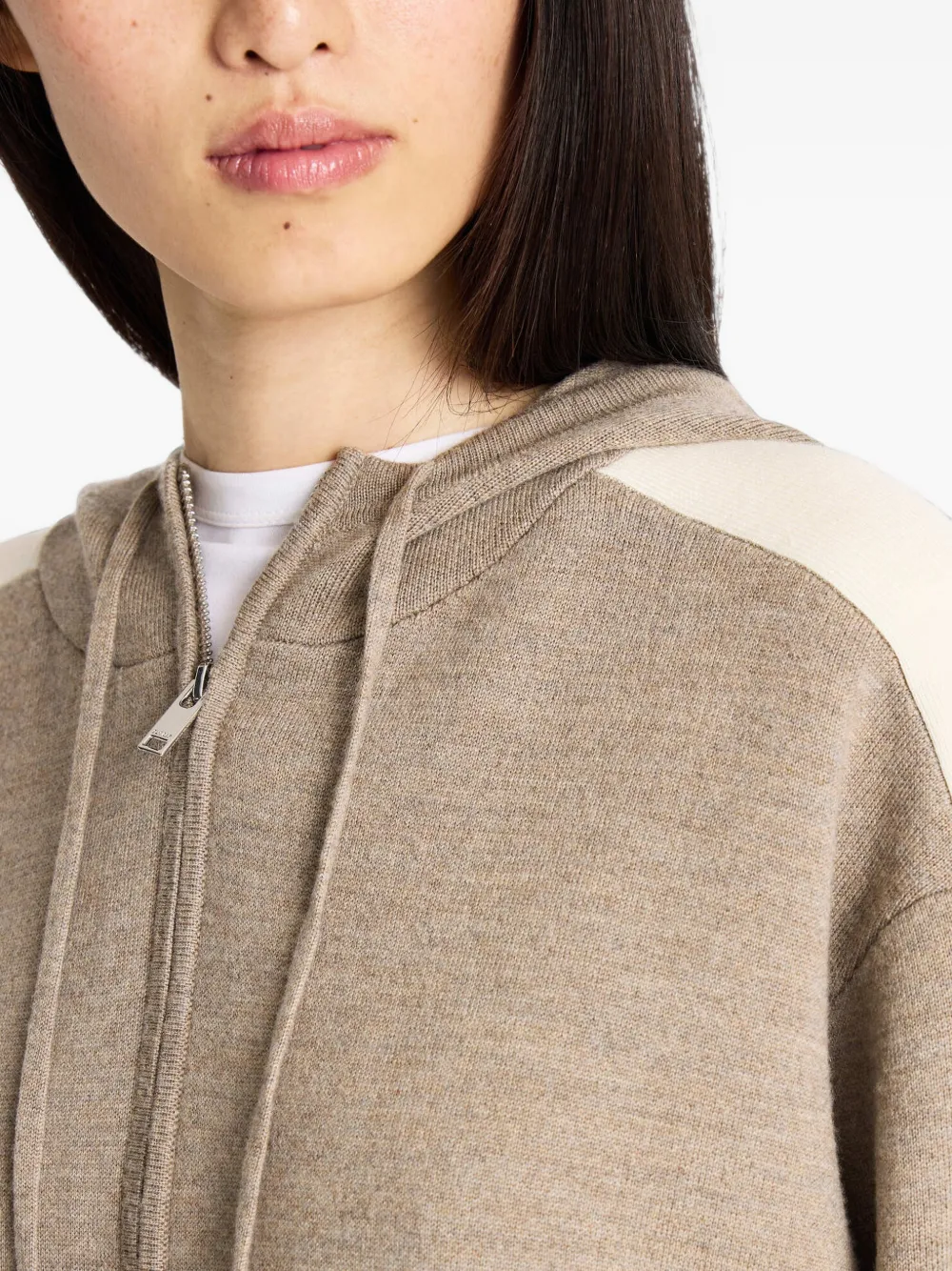 Fusalp Nymira Zip Up Jacket in Neutrals, view 5
