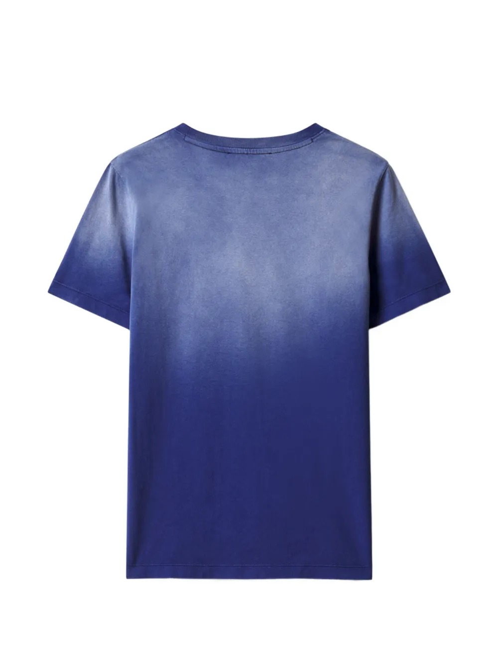 Maison Kitsuné T-shirt met patch Blauw