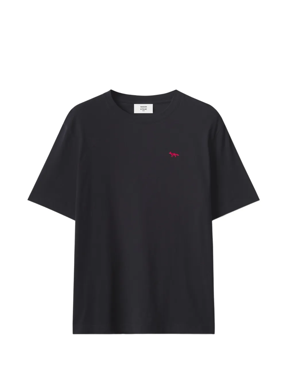 Maison Kitsuné Red Profile Fox patch T-shirt