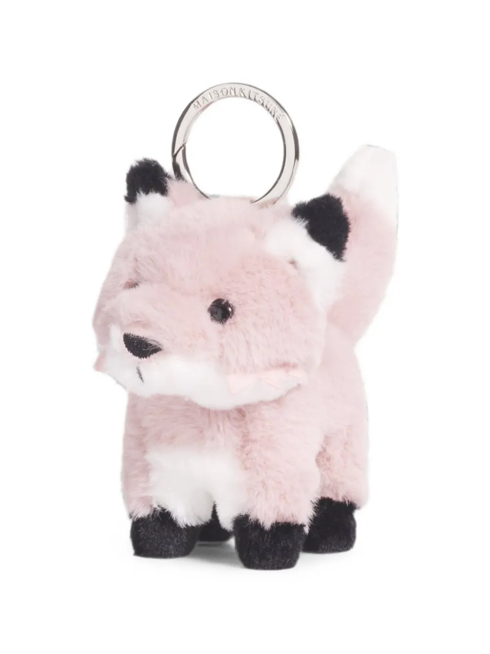Maison Kitsuné Fox sleutelhanger voor tas Roze