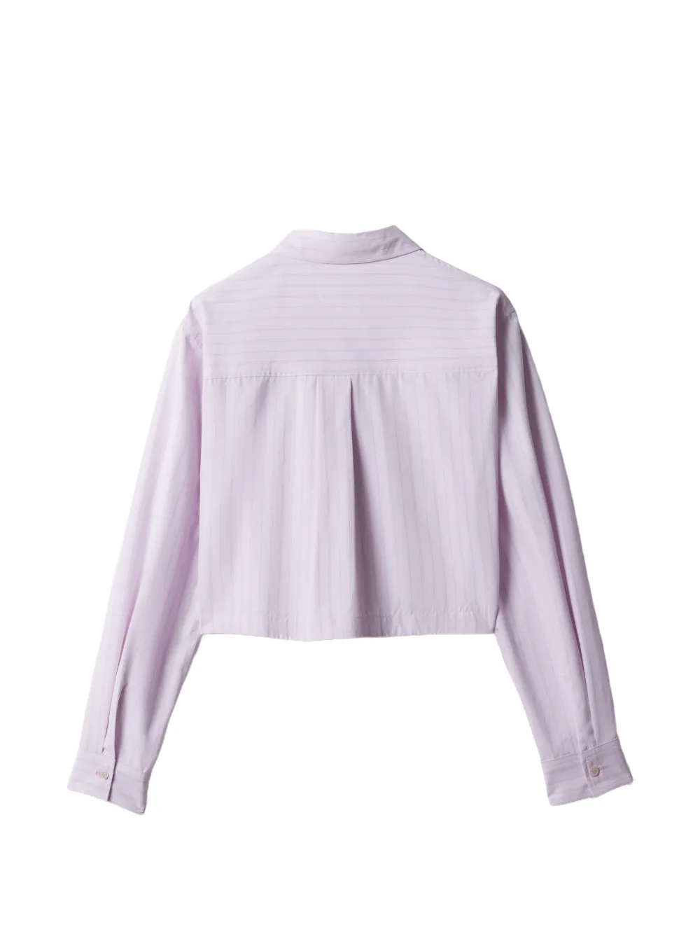Maison Kitsuné Baby Fox striped shirt Paars